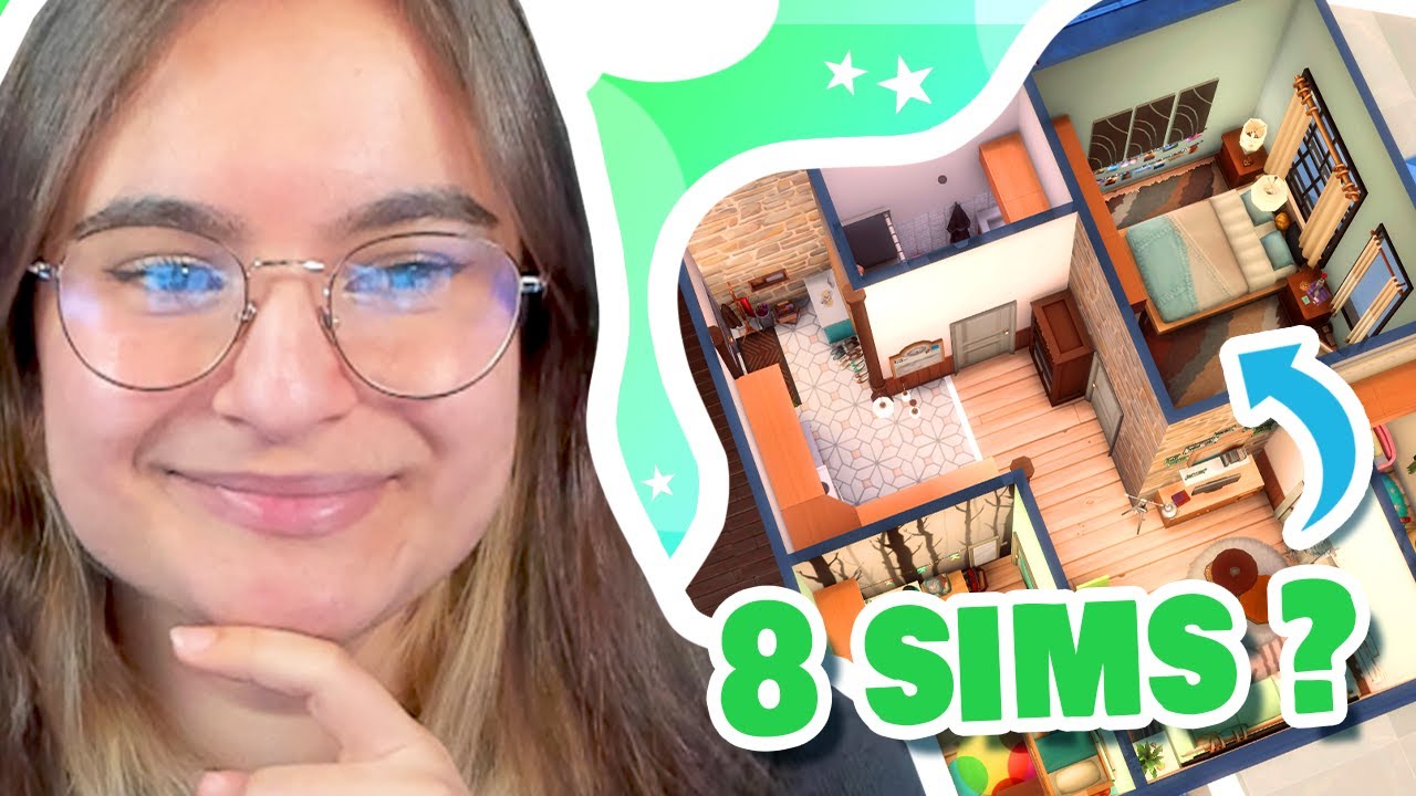 ☾ 8 sims dans le plus petit APPART ? 😱| Challenge - Sims 4 ☽