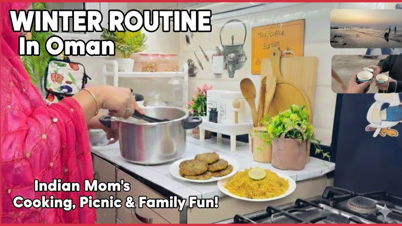  INDIAN Mom WINTER Routine In Oman ❄️ Morning To Night Routine |Cleaning Cooking 🥘 | Easy Recipe 