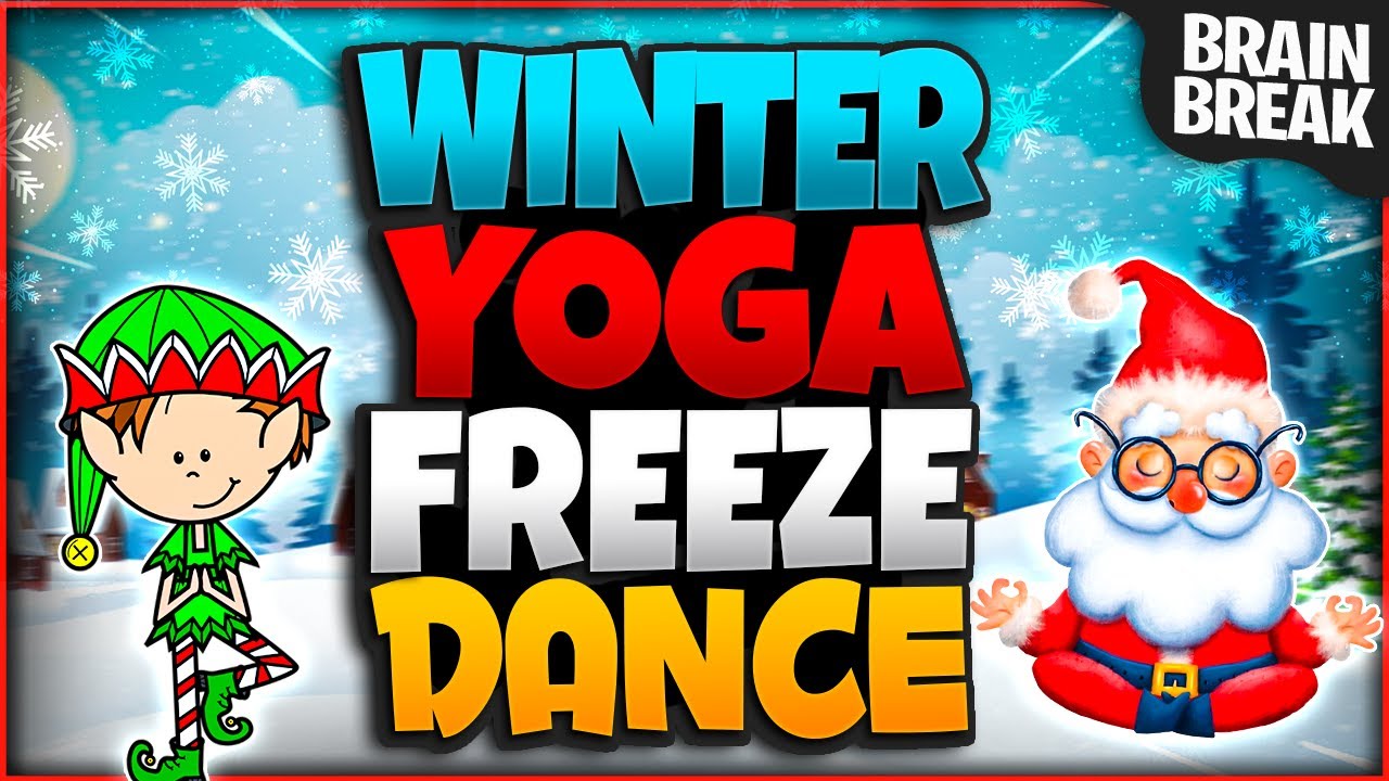 Winter Yoga Freeze Dance! ⛄️ Christmas Brain Break | Winter Games For Kids | Just Dance | GoNoodle