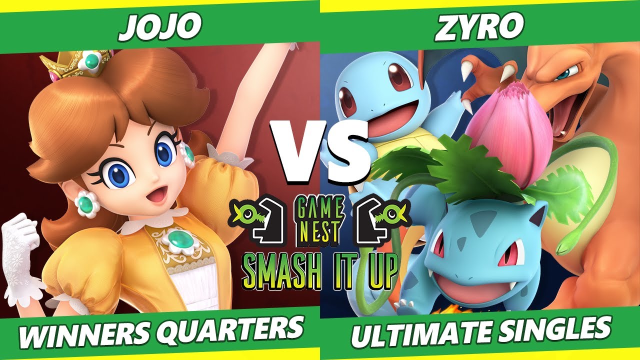 Smash It Up Winners Quarters - Jojo (Daisy) Vs. Zyro (Pokemon Trainer) SSBU Ultimate Tournament