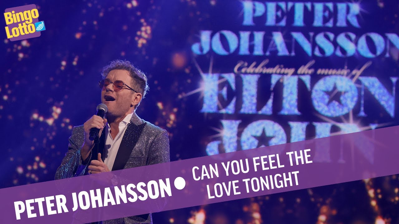 Peter Johansson - Can you feel the love tonight - Live BingoLotto