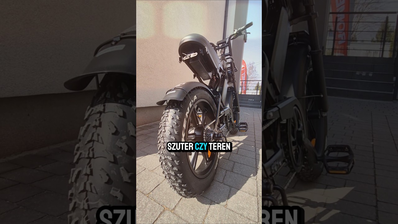 Rower elektryczny Fat Bike V20 PRO za 3999pln #mtb #fatbike #emtb #ebike #glovo #rowerelektryczny