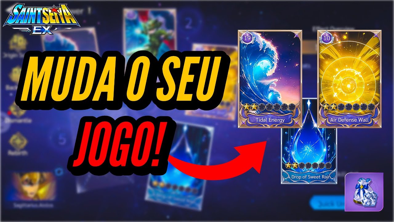 NOVOS UPGRADES IMPORTANTES - DECK INICIAL - SAINT SEIYA EX