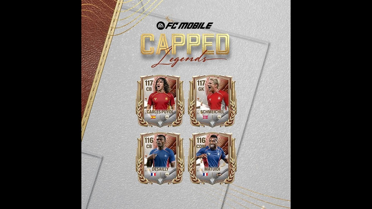 Capped Legends Week 4 arrives Thursday in FC Mobile. #cappedlegends #fcmobile26