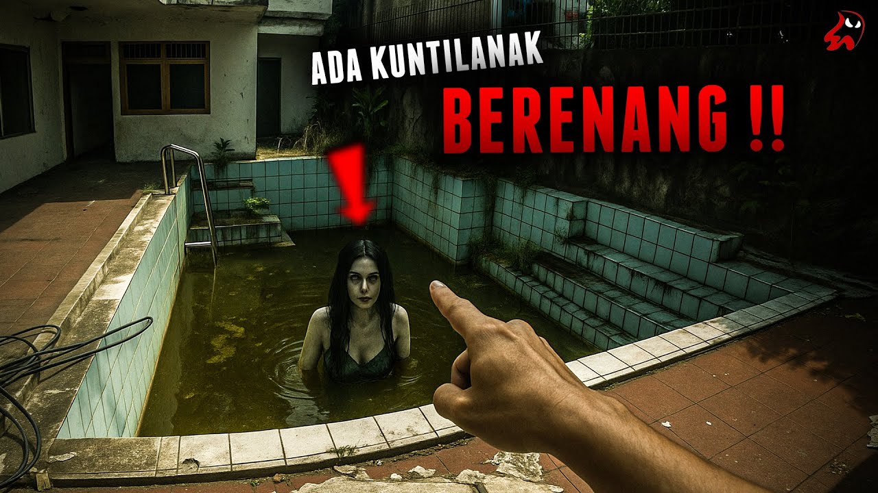 🔴2124- KUNTILANAK MUNCUL DI DALAM AIR!? KOLAMNYA MASIH BASAH!!