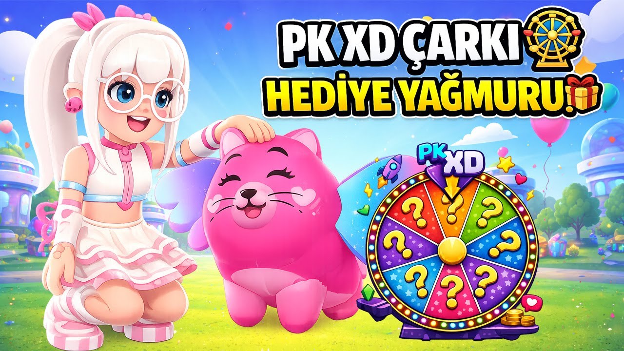 🎁 PK XD HEDİYE YAĞMURU! | CANLI ÇARK 🎡