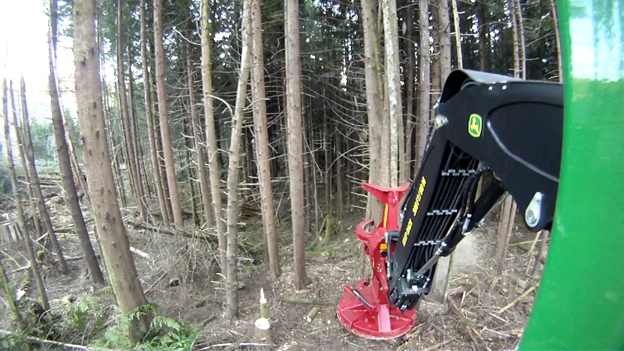 John Deere 959KII with Quadco 28C (28