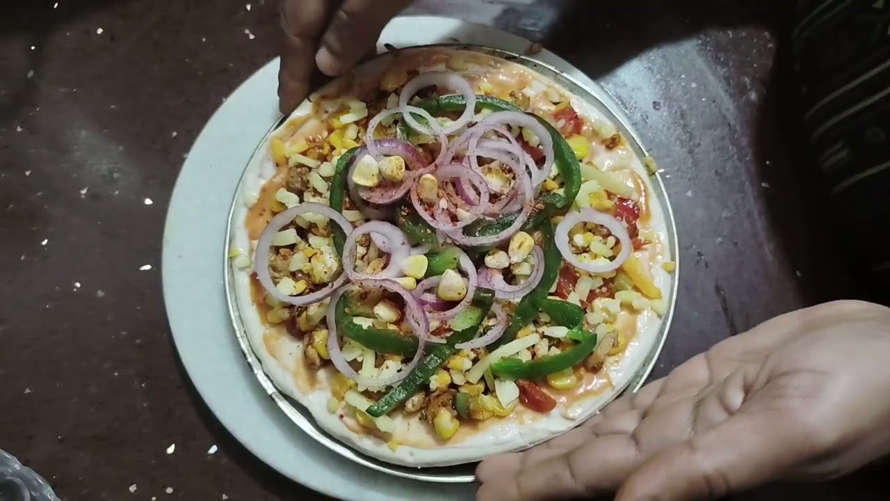 Chicken pizza🍕  #alina mehfooz