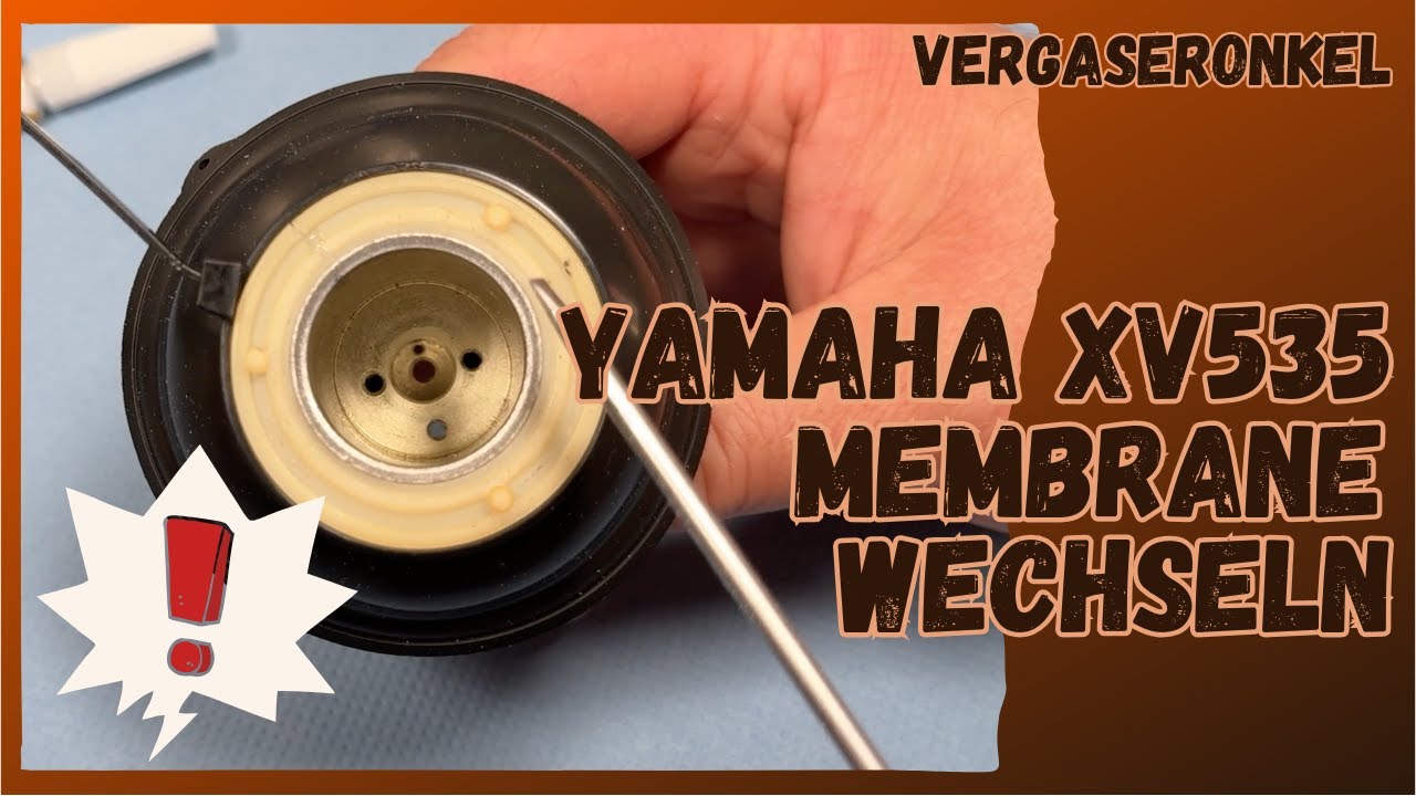 Membrane Yamaha XV535 Virago wechseln, Schritt für Schritt vom Vergaseronkel