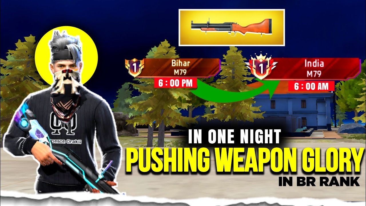 Pushing Weapon Glory In 1 Night In Br Rank - Sagar Bhai 375