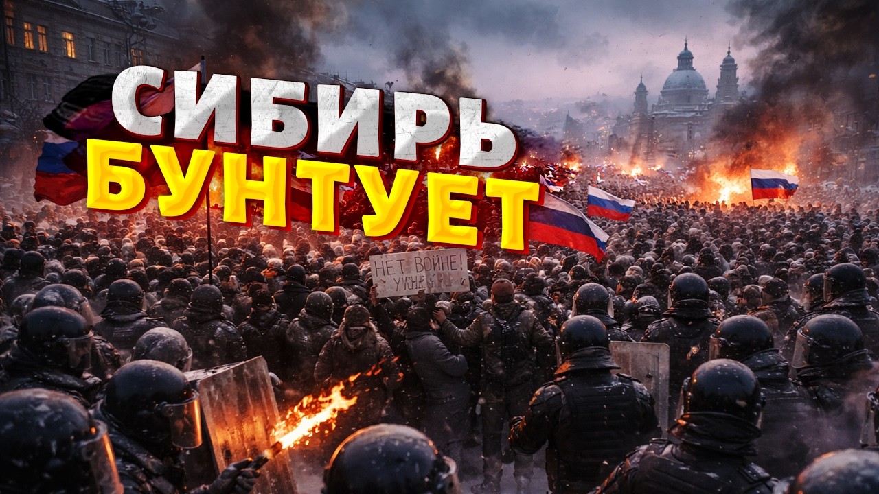 Прямо сейчас! РВАНУЛИ МАССОВЫЕ ПРОТЕСТЫ в РФ: народ восстал против власти. Сибирь закипает