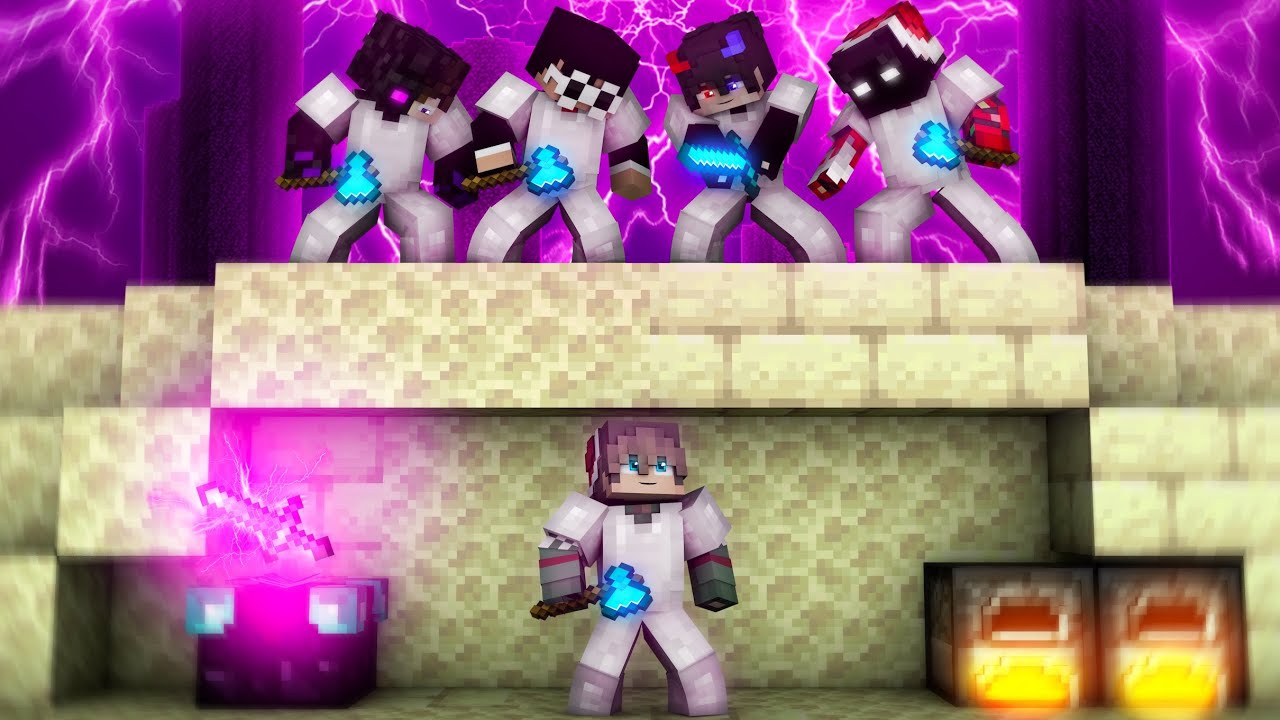 SADEK vs 4 ŁOWC&Oacute;W - FINAŁ (minecraft manhunt)
