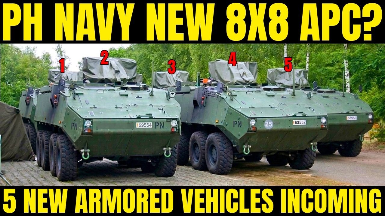 Новые бронетранспортеры 8x8 для ВМС Филиппин? | Прибывают 5 новых бронемашин