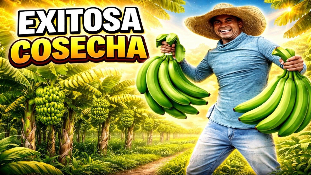Día de Cosecha, Recolección de Plátanos y Bananos