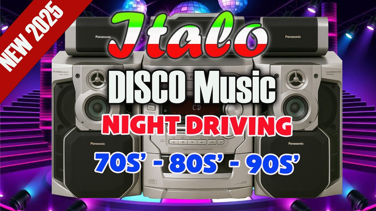 👉 Driving Music Italo Disco 🚗 NIGHT CITY LIGHTS 2025 Eurobeat Neon Drive | Relax & Retro Party Vibes