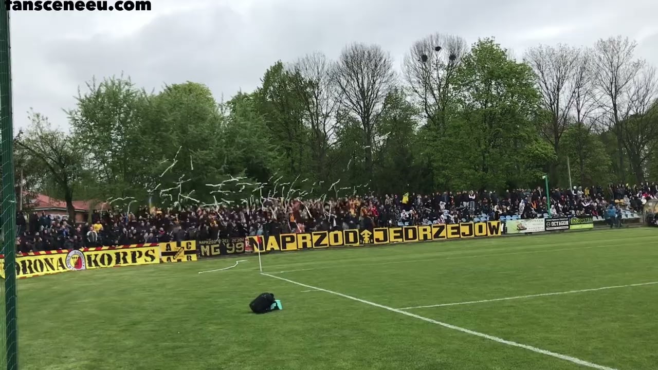 NAPRZÓD JĘDRZEJÓW - KSZO Ostrowiec (17.04.2024) doping i oprawa