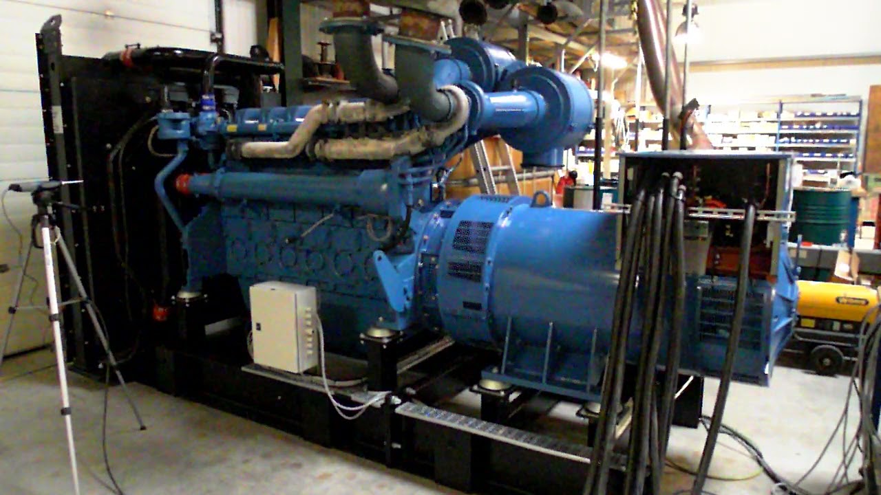 Dieselmotor Perkins 4006 Lasttest