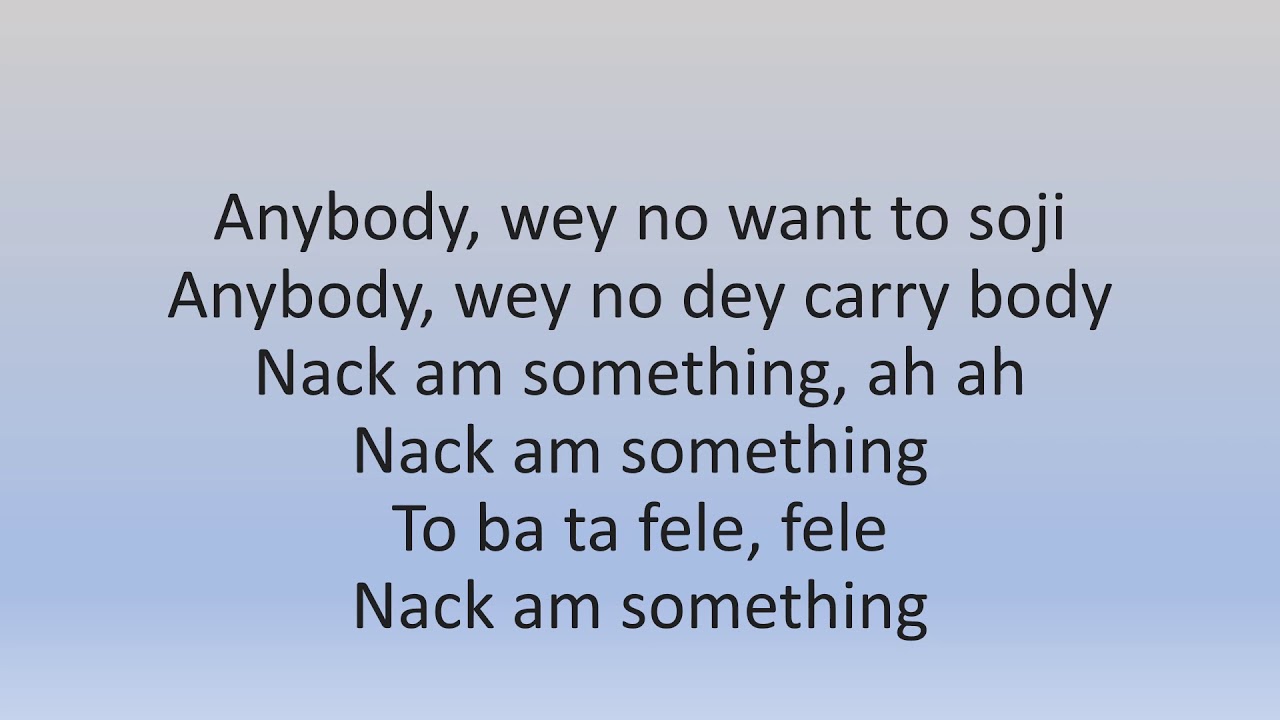 Burna Boy - Anybody (lyrics)