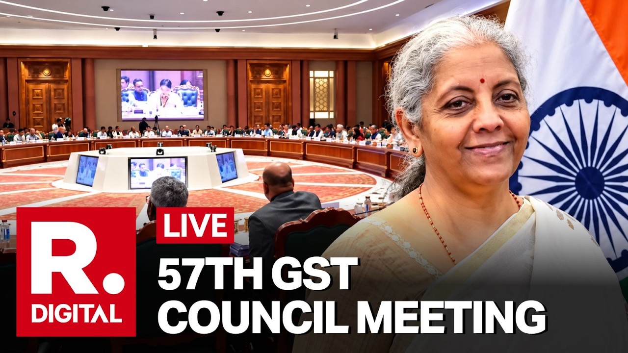 LIVE: 57th GST Council Meeting Under Finance Min Nirmala Sitharaman&rsquo;s Chairmanship | Bharat Mandapam
