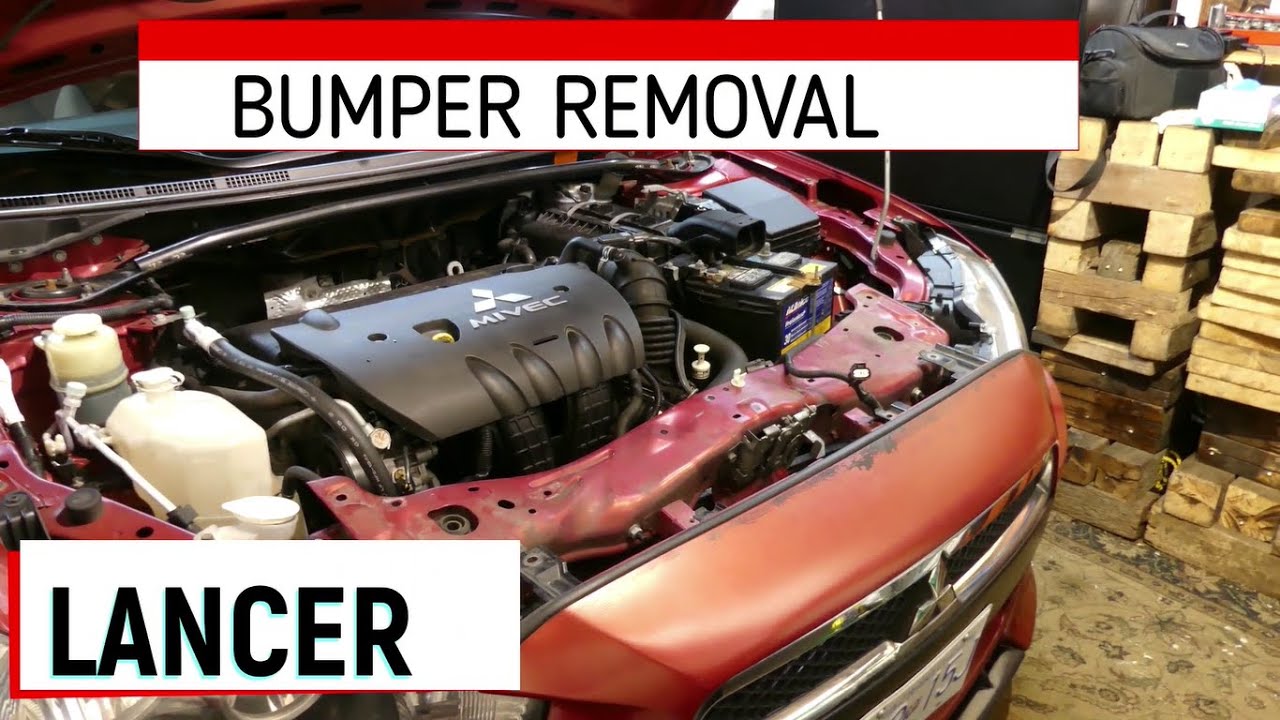 2007 Mitsubishi Lancer Front Bumper Replacement