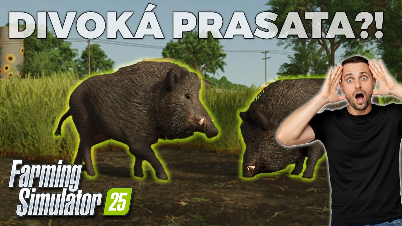 FS25 | 🐗 Divoká prasata ničí pole?! | NOVÉ DLC VREDO PACK