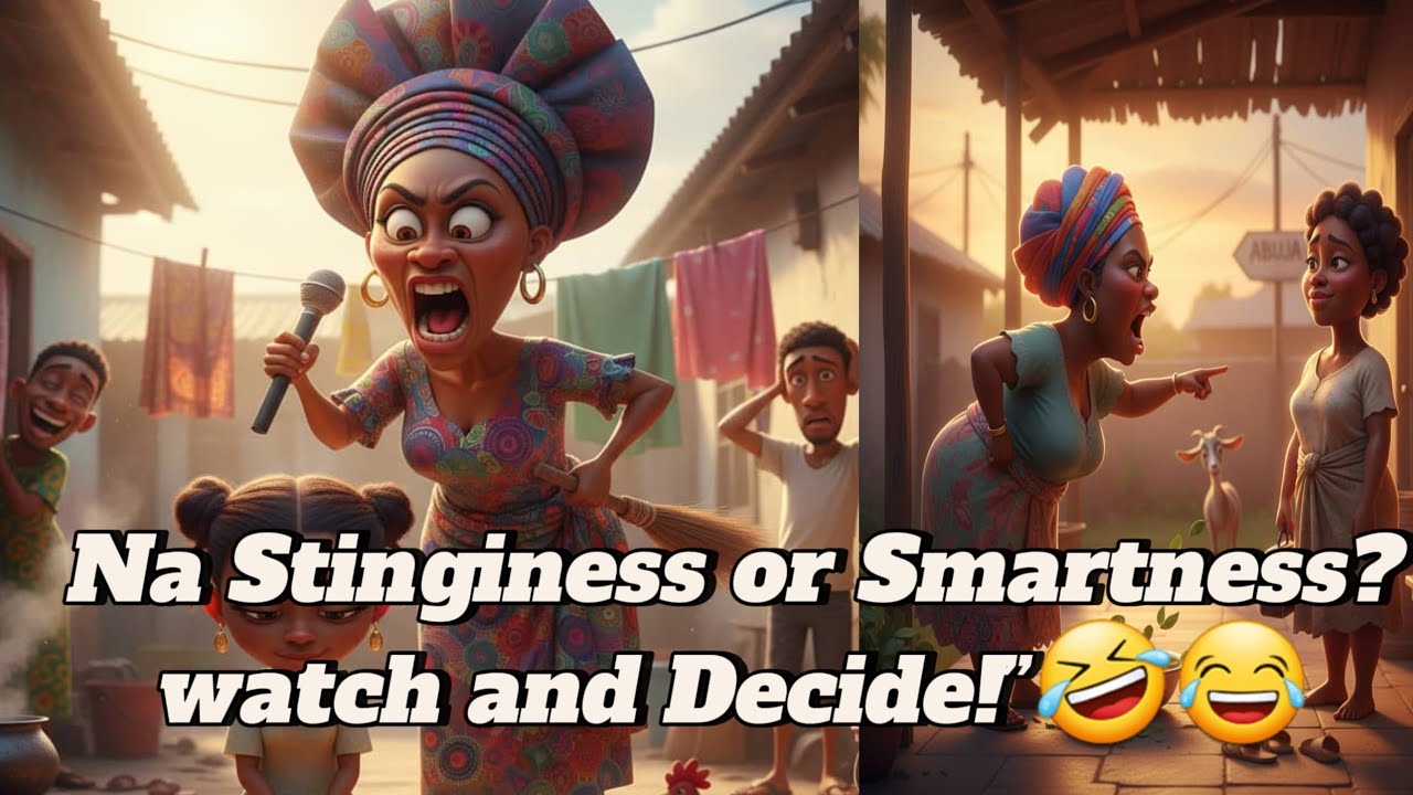 Na Stinginess or Smartness? You Decide!” 😂🤣#storytime #africanfolktales #cartoonvideos #folkstories 