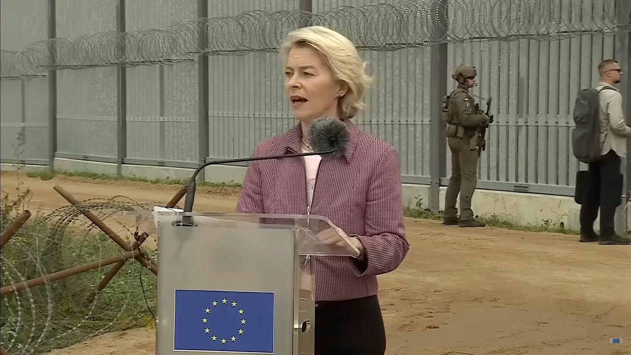 Ursula Von Der Layen Visits Frontline poland Wants Ukraine a Steel Porcupine