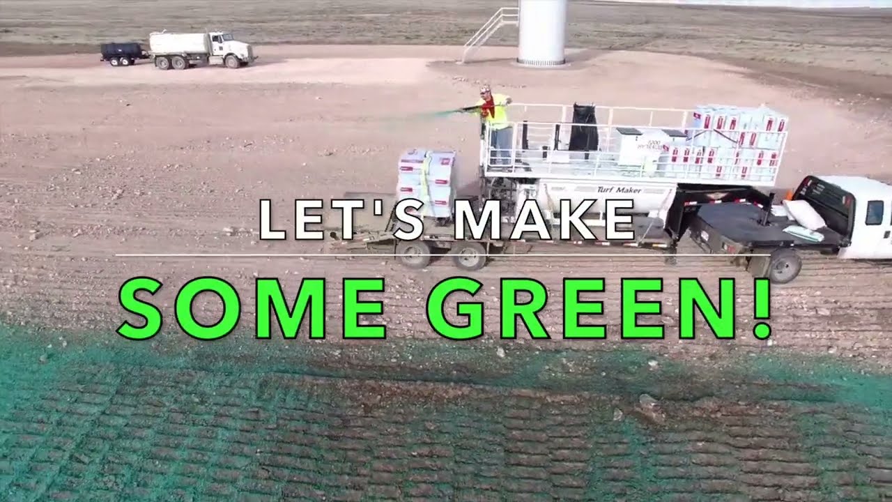 The Powerful TurfMaker 1200 Hydroseeder