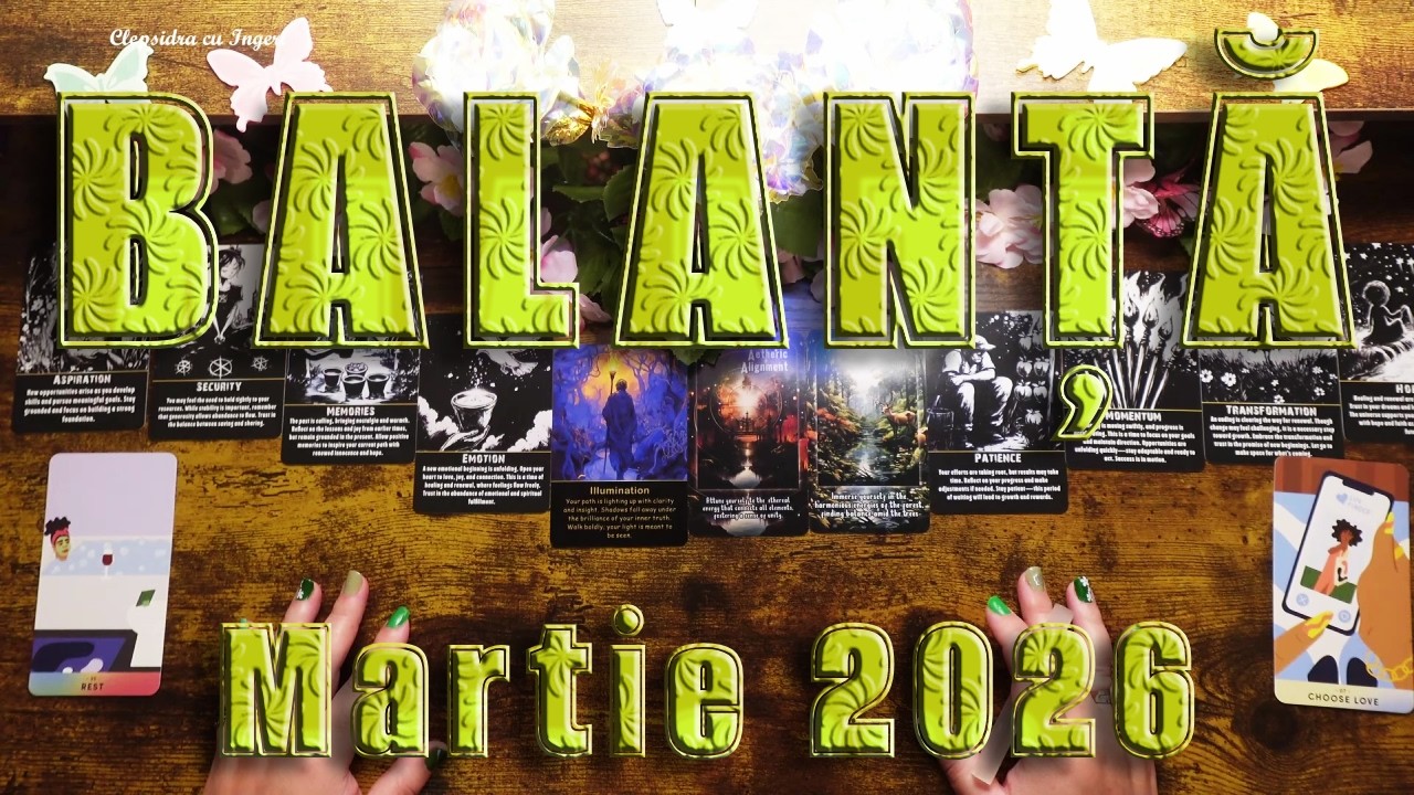 ♎ Balanta - Martie 2026♎ Ani de zile ai asteptat 1 luna ca asta! 🤩🤩🤩