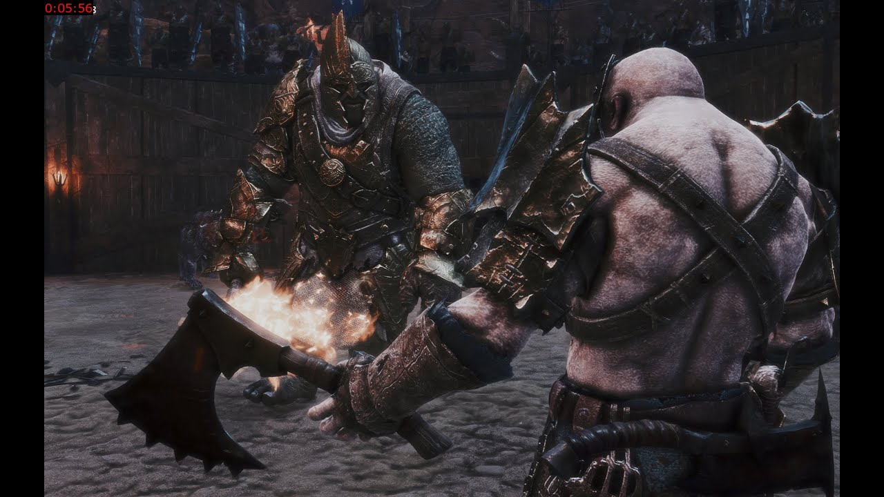 #shadowofwar Pit fights - Gruk the grinder | second round