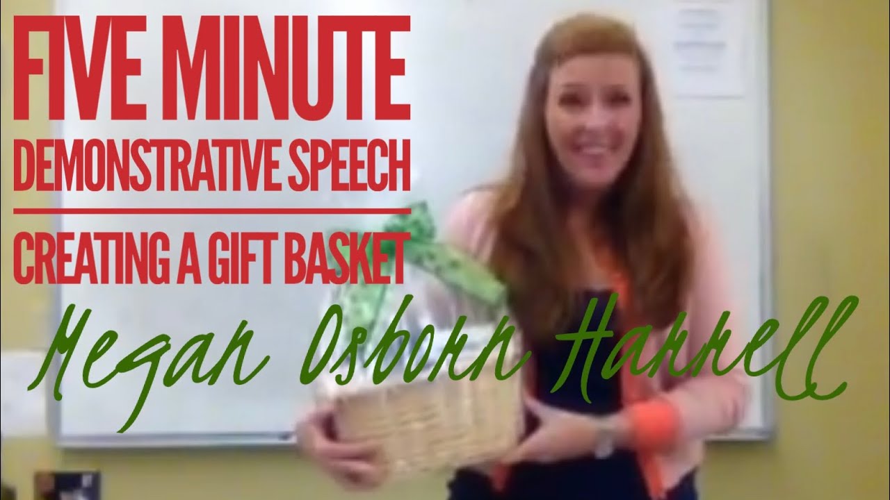 Five Minute Demonstrative Speech