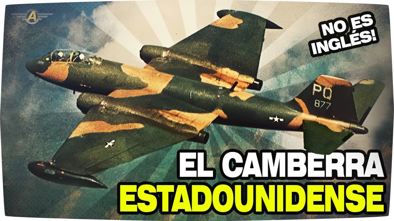 Primer Bombardero a reacci&oacute;n en entrar en COMBATE de EEUU - Martin B-57