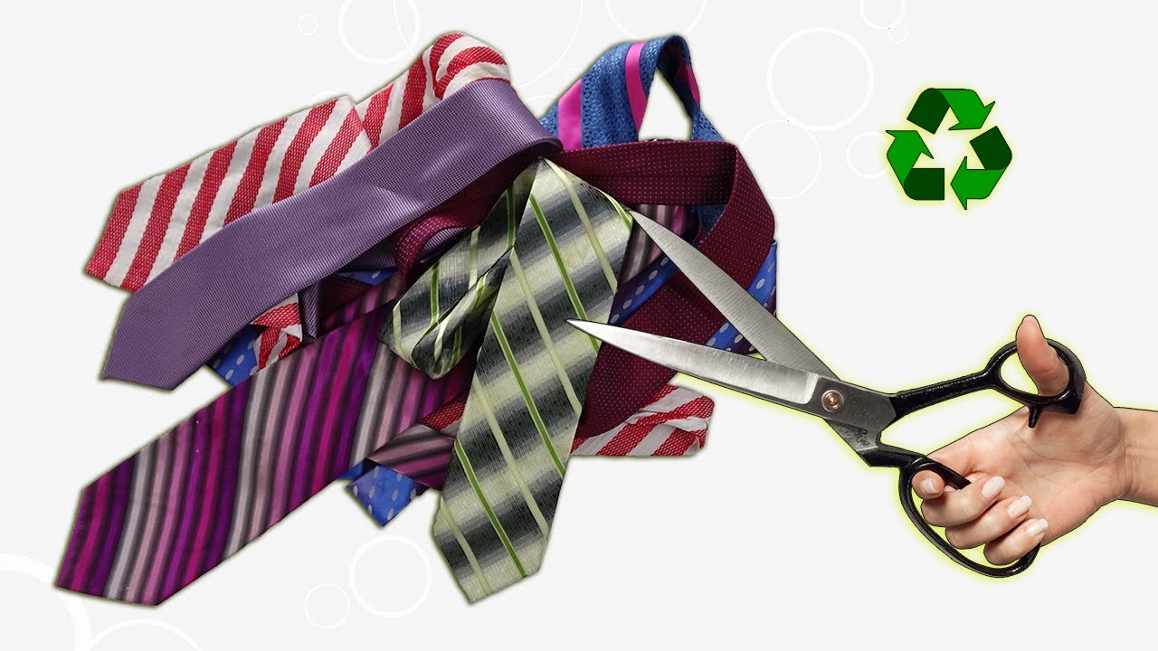 An Easy Sewing Idea with Old Ties♻️ Recycling / DIY