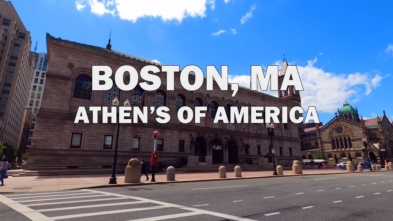 Boston, Massachusetts - Driving Tour 4K