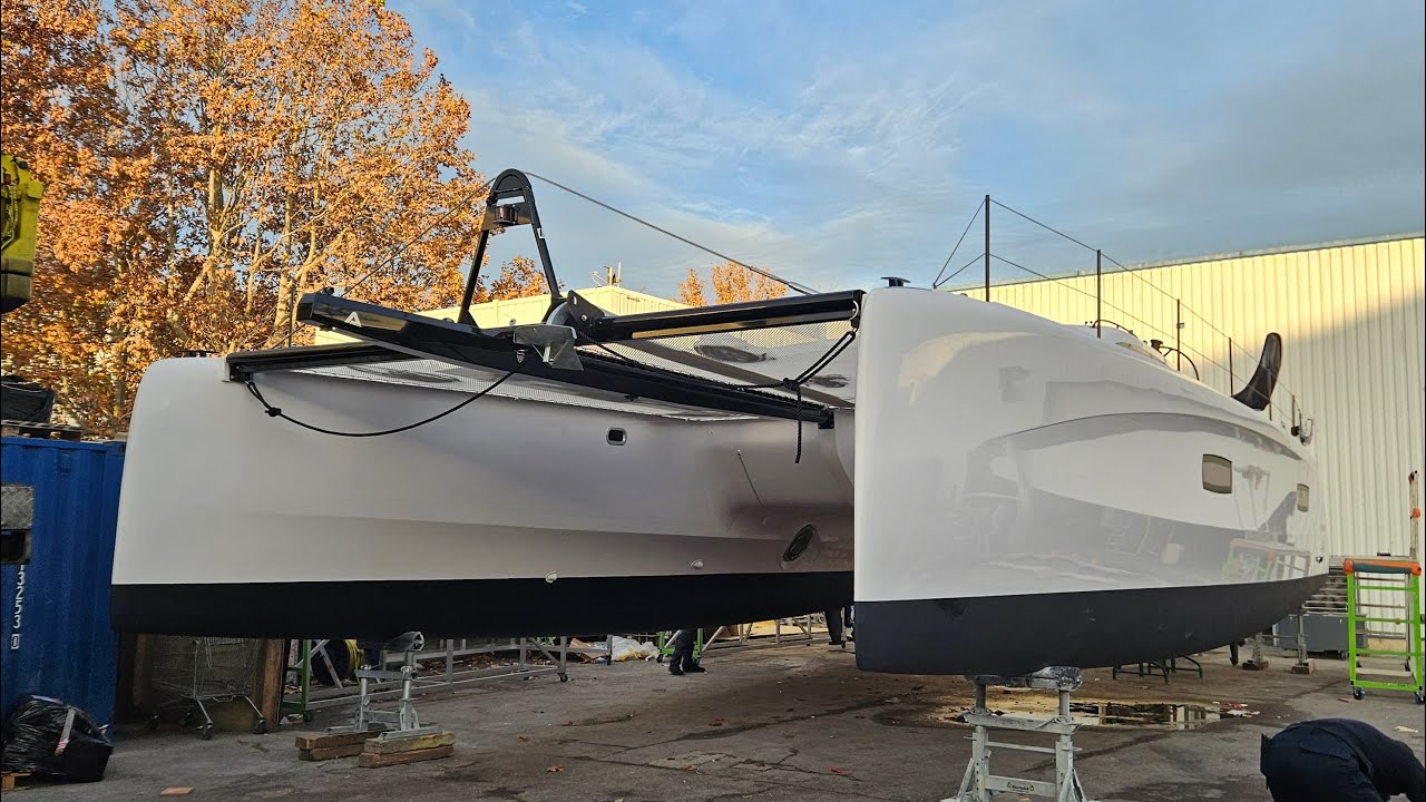 Launching Outremer 4X Patagonia