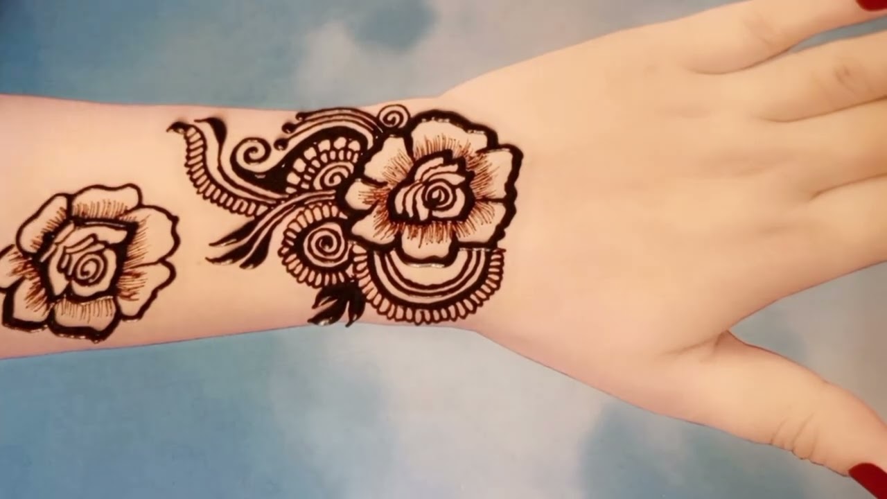 New and Beautiful mehndi design❤ elegant mehndi #newmehndi #bridehenna #arabicmehndi