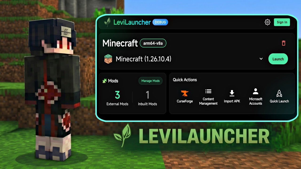 LeviLauncher For MCPE 26.10 | BEST MCPE MOD LAUNCHER