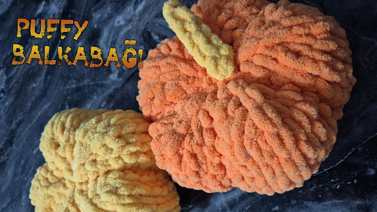 Puffy Balkabağı Yapıyoruz! | How to Make Pumpkin?