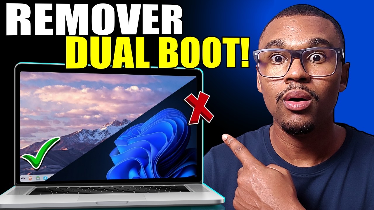 Como REMOVER Windows e Ficar Só com LINUX - SEM FORMATAR!