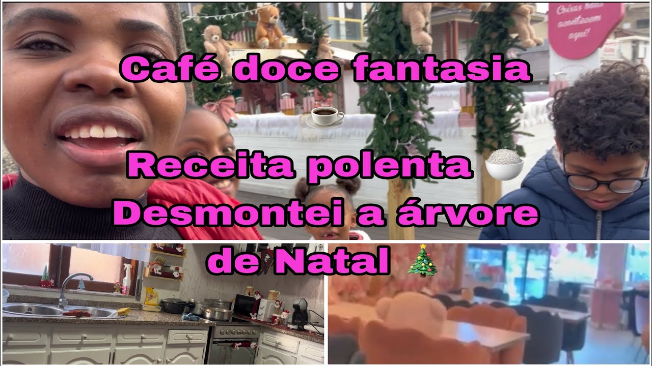 Receita de polenta       Café doce fantasia.              Desmontei a árvore de Natal 