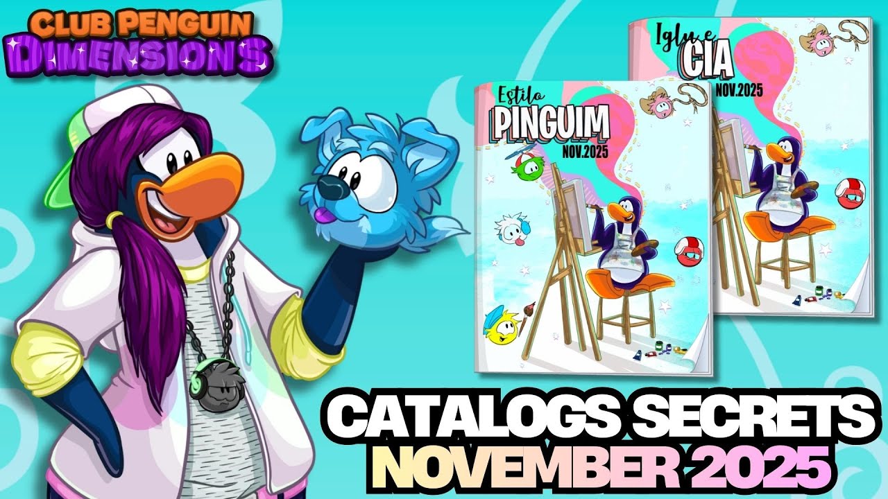 🎨 NOVEMBER 2025 CATALOG SECRETS! ✨ | CLUB PENGUIN DIMENSIONS