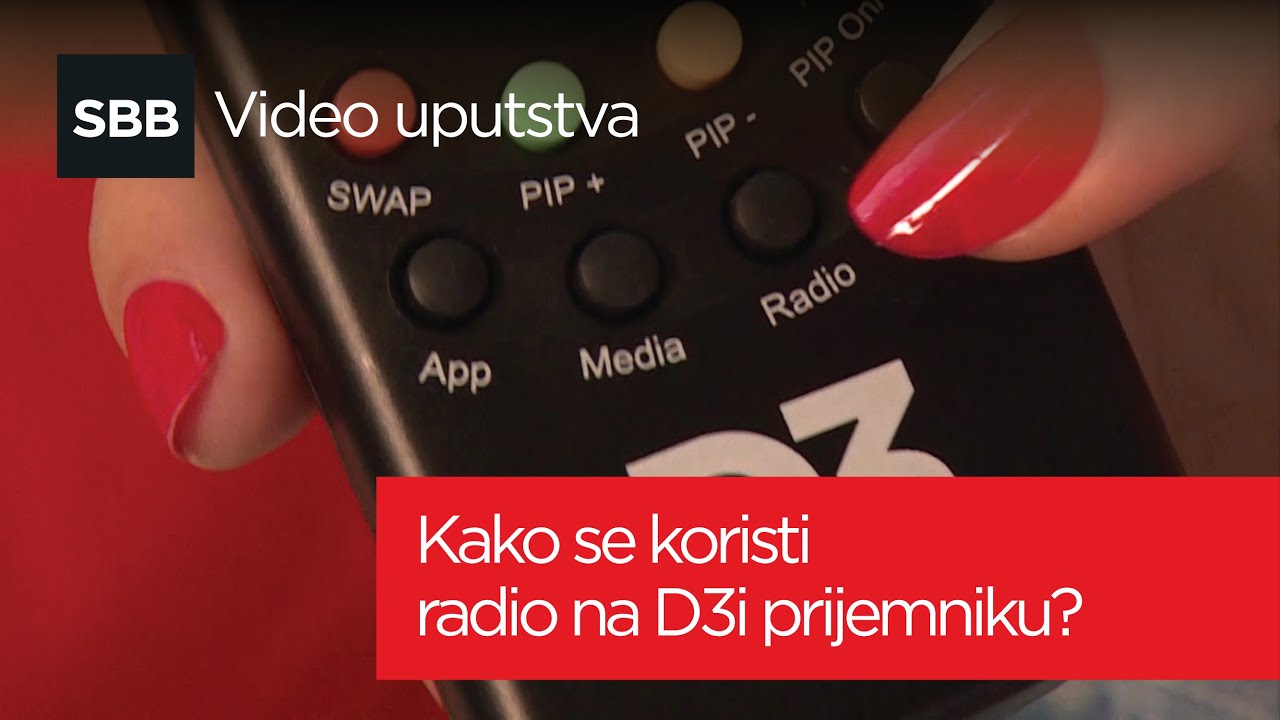 Kako se koristi radio na D3i prijemniku?
