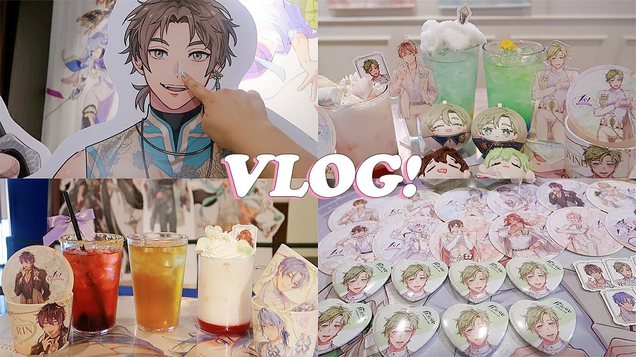 Nu Carnival x animate 1st Anniversary Collab Cafe in Hongdae VLOG