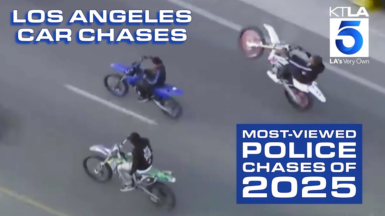 Most-viewed police pursuits of 2025 | Los Angeles Car Chases