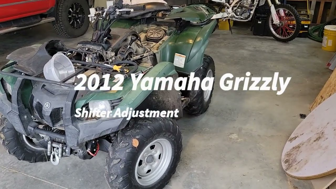 2012 Yamaha Grizzly 550 Shift Lever Alignment - Won't Shift Into Neutral
