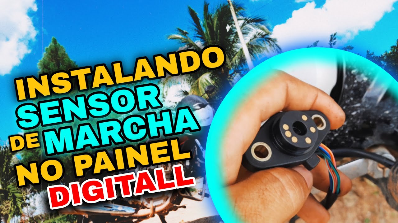 COMO INSTALAR SENSOR DE MARCHA NO PAINEL DIGITAL *instalei o sensor de marcha na titan MIX🔥🚀
