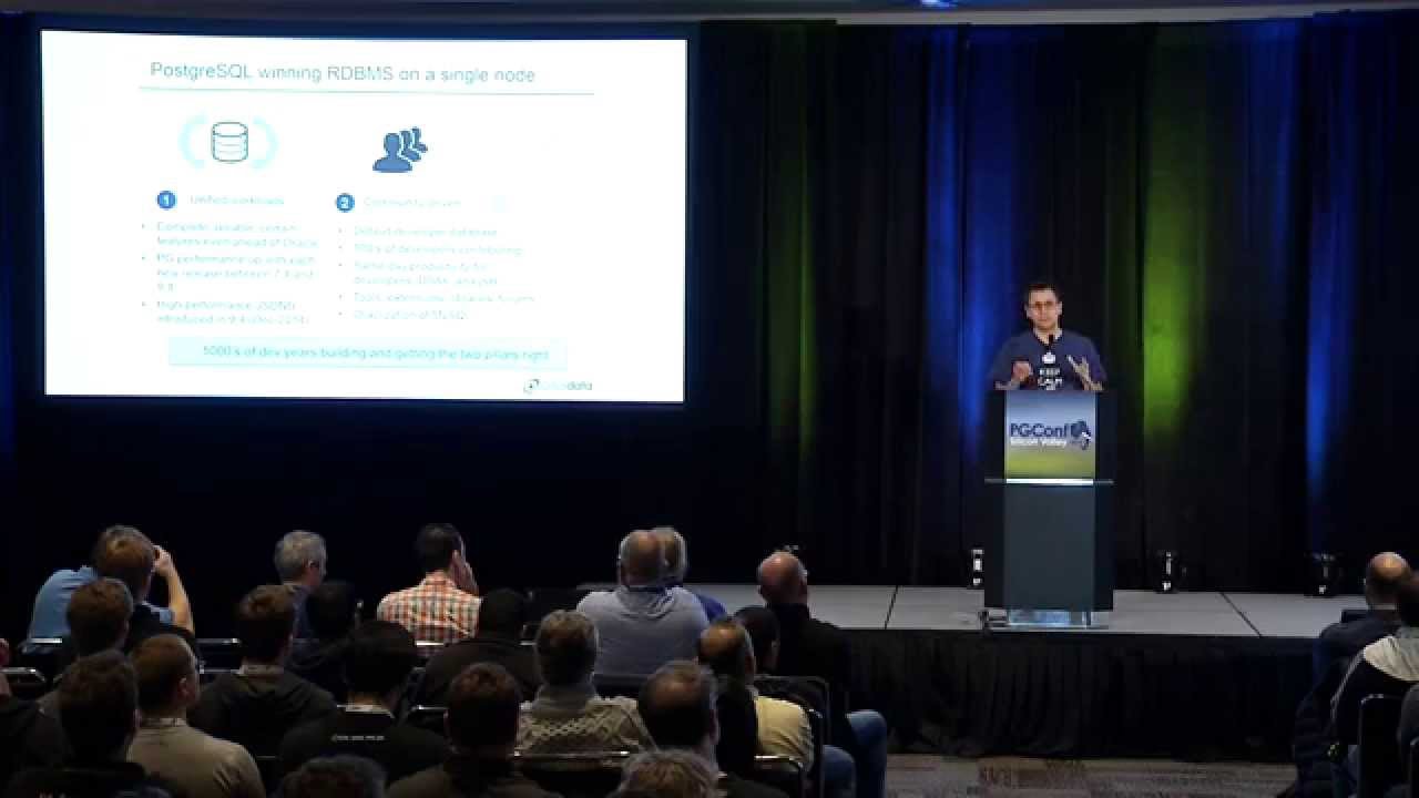 Keynote by Umur Cubukcu of Citus Data at PGConf Silicon Valley 2015