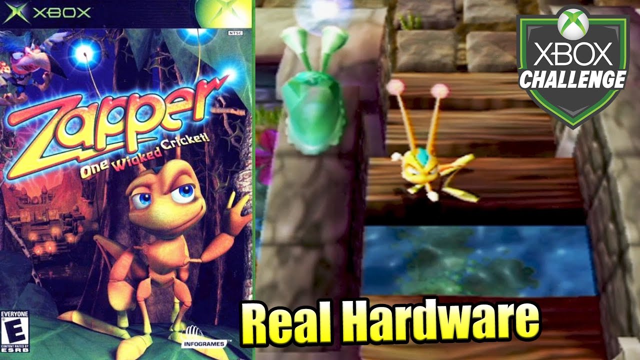 Zapper One Wicked Cricket — Xbox OG Gameplay HD — Real Hardware {Component}