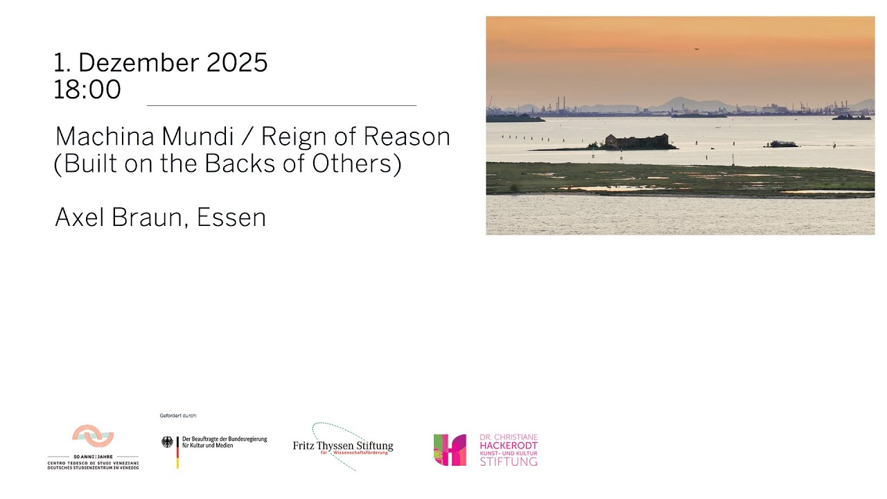 Axel Braun: “Machina Mundi / Reign of Reason [Built on the Backs of Others]