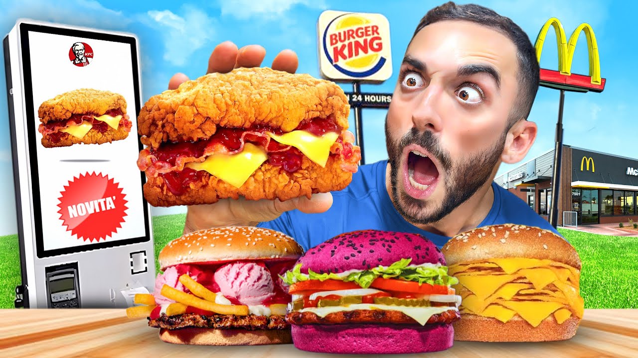 Provo TUTTE le NOVITÀ dei FAST FOOD! - Quante cose mi ero PERSO?!